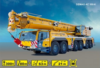 Автокран DEMAG AC 300-6