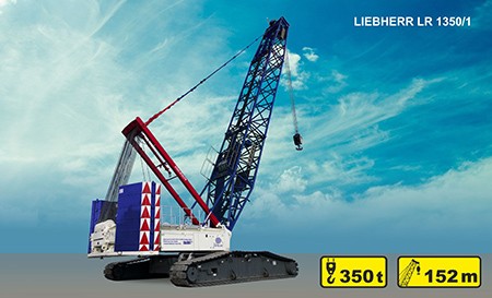 гусеничный кран 350 тонн LIEBHERR LR 1350