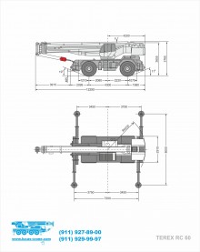 Габаритные размеры автокрана