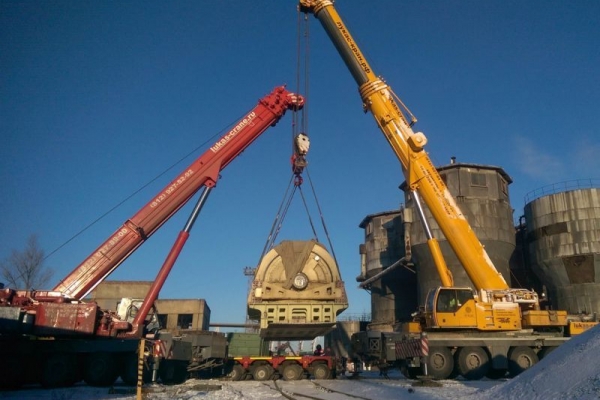 Работают LIEBHERR и KRUPP